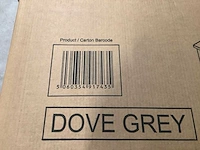 Julian bowen dove grey nachtkastje (7x) - afbeelding 5 van  5