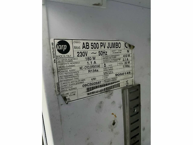 Jumbo ab 500 pv koelkast - afbeelding 7 van  7