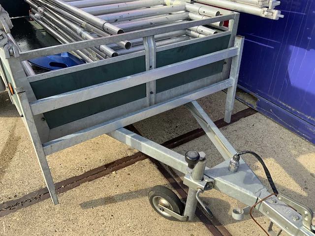 Jumbo stillads steiger met aanhanger - afbeelding 3 van  24
