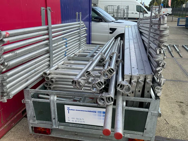 Jumbo stillads steiger met aanhanger - afbeelding 16 van  24