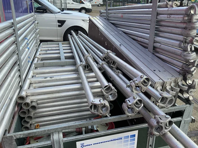 Jumbo stillads steiger met aanhanger - afbeelding 17 van  24