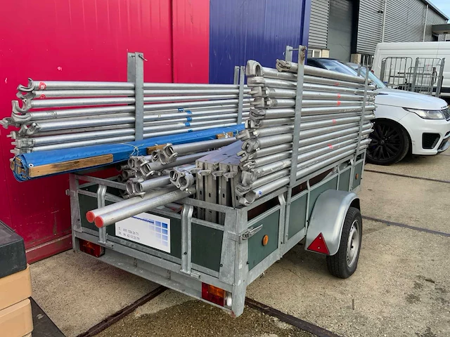 Jumbo stillads steiger met aanhanger - afbeelding 18 van  24