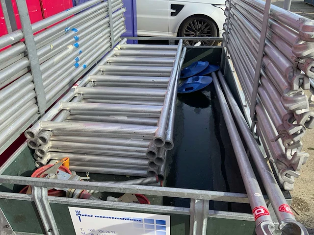 Jumbo stillads steiger met aanhanger - afbeelding 19 van  24
