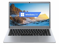 Jumper laptop windows 11 notebook 14 zoll 12 gb ram 256 gb ssd 64 bit usb 3.0 intel celeron qwerty - afbeelding 1 van  5