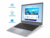 Jumper laptop windows 11 notebook 14 zoll 12 gb ram 256 gb ssd 64 bit usb 3.0 intel celeron qwerty - afbeelding 2 van  5