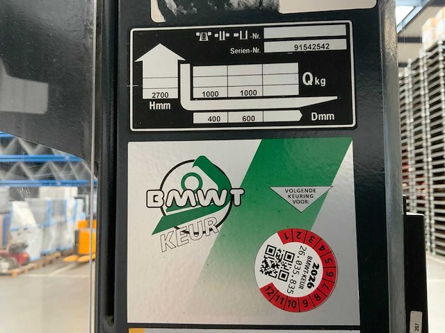 Jungheinrich - 2009 - eks110 - orderpicker - afbeelding 10 van  11