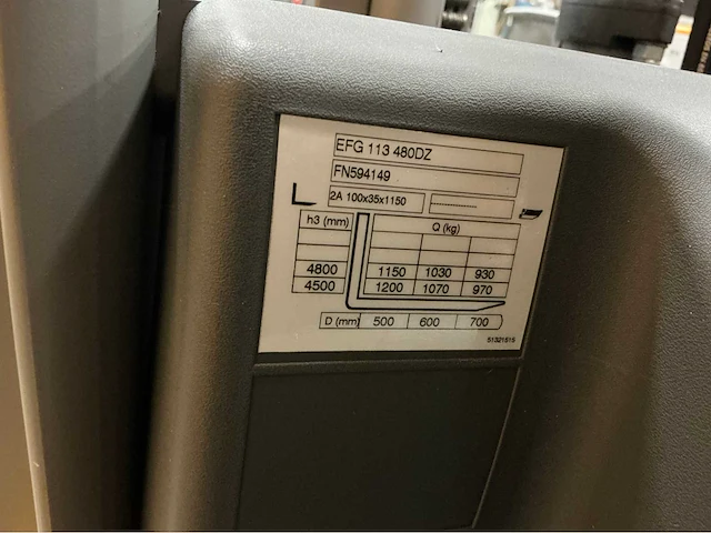 Jungheinrich - 2019 - efg 113 - reach truck - afbeelding 11 van  27