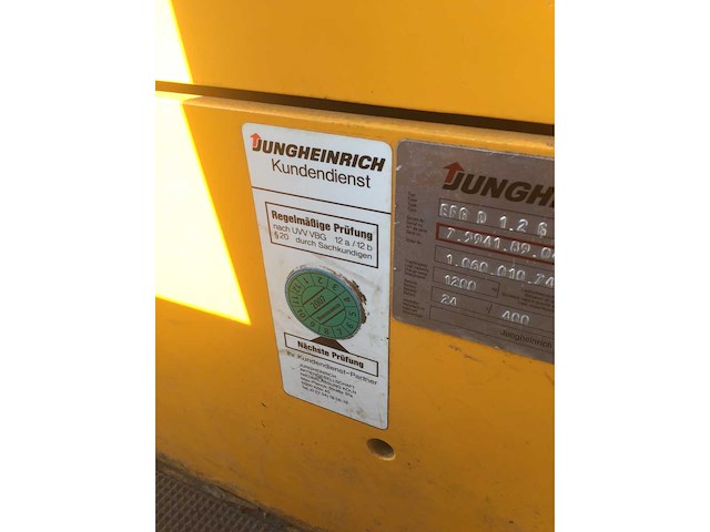 Jungheinrich - bfg d 1.2 6. 115-290 zt - forklift trucks - 1993 - afbeelding 18 van  19