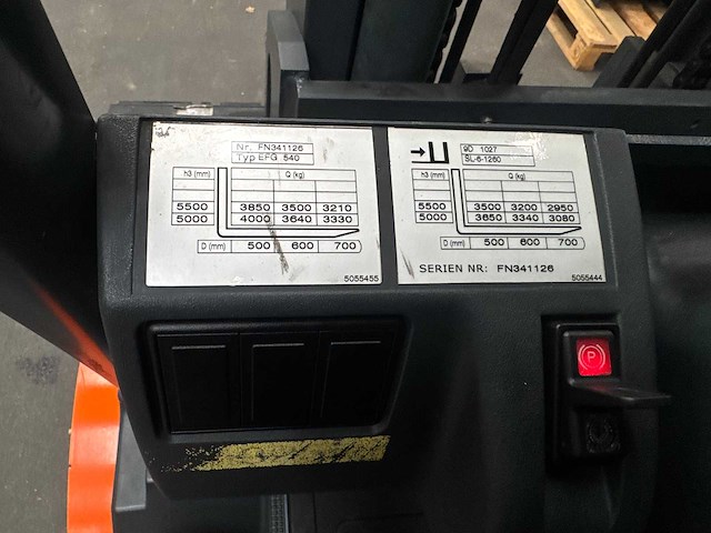 Jungheinrich - efg 540 - vorkheftruck - afbeelding 5 van  21