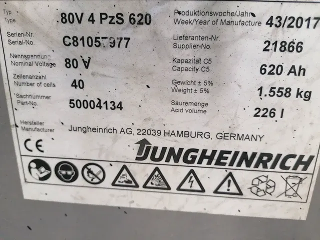 Jungheinrich - efg425k - vorkheftruck - afbeelding 2 van  11