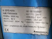 Jungheinrich - efg425k - vorkheftruck - afbeelding 3 van  11