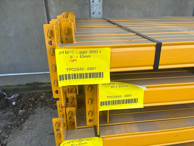 Jungheinrich - mpb - palletstelling ligger 3600 x 80 x 40 mm (98x) - afbeelding 4 van  5