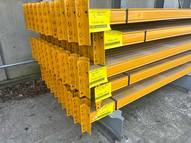 Jungheinrich - mpb - palletstelling ligger 3600 x 80 x 40 mm (98x) - afbeelding 2 van  5