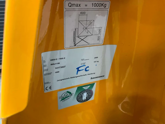Jungheinrich amx elektrische palletwagen (2x) - afbeelding 8 van  9