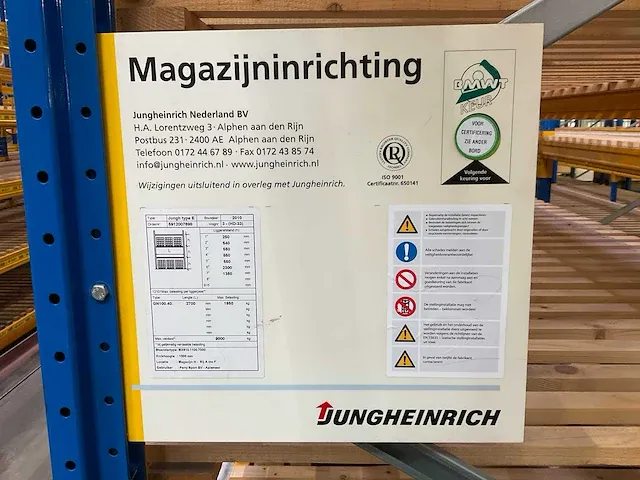 Jungheinrich e palletstelling (50-secties) - afbeelding 18 van  25
