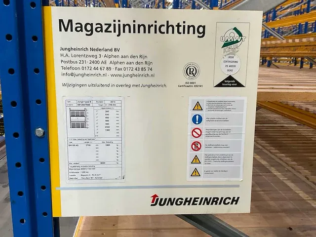 Jungheinrich e palletstelling (50-secties) - afbeelding 14 van  21
