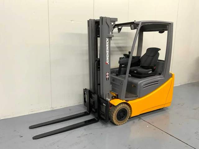 Jungheinrich efg 216 - 4.4m triplex, free-lift, side-shift - vorkheftruck - afbeelding 1 van  22