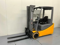 Jungheinrich efg 220 - 4.4m triplex, free-lift, side-shift - vorkheftruck