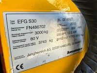 Jungheinrich efg s30 vorkheftruck - afbeelding 10 van  19
