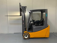 Jungheinrich efg218 - 4.8m triplex, free-lift, side-shift, fingertip besturing - vorkheftruck - afbeelding 9 van  19