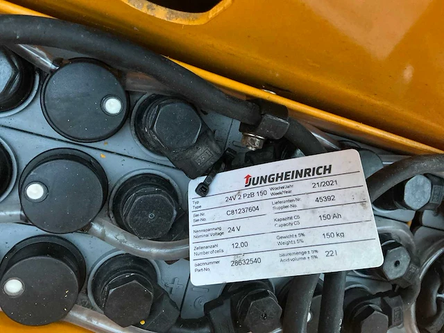 Jungheinrich eje c20 elektrische palletwagen 2021 - afbeelding 4 van  16