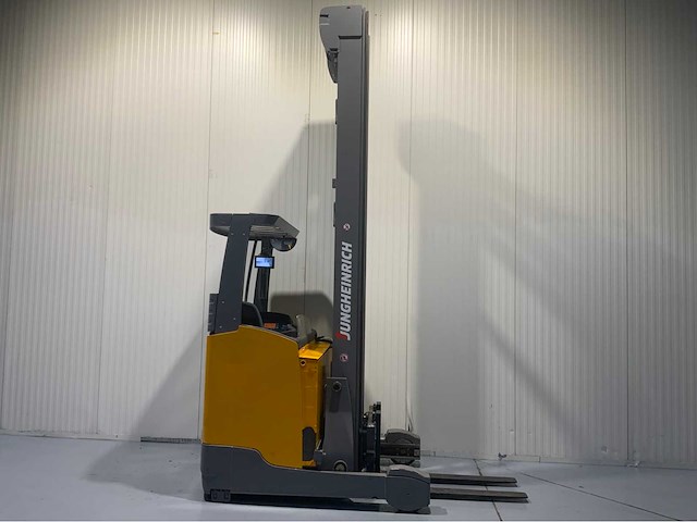 Jungheinrich etv - 10.25m triplex - 4013 uren - reach truck camera op vork - afbeelding 15 van  17