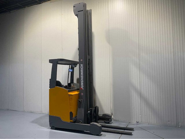 Jungheinrich etv - 10.25m triplex - 4013 uren - reach truck camera op vork - afbeelding 16 van  17
