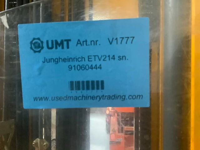 Jungheinrich etv 214 reach truck, camera, accu 2020 met automatisch vulsysteem - afbeelding 7 van  32