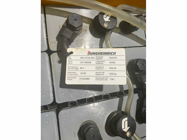 Jungheinrich etv 214 reach truck, camera, accu 2020 met automatisch vulsysteem - afbeelding 13 van  32