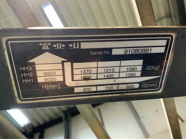 Jungheinrich etv 216 reach truck - afbeelding 9 van  20
