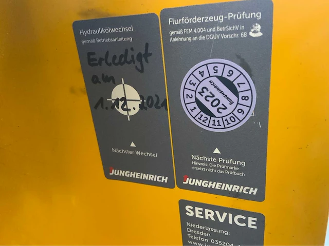 Jungheinrich etv 318 reach truck - afbeelding 10 van  21