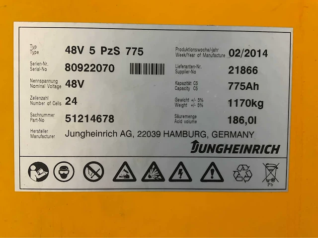 Jungheinrich etv216 reach truck - afbeelding 16 van  23