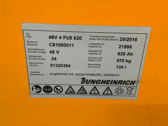 Jungheinrich etv216 reach truck - afbeelding 27 van  33