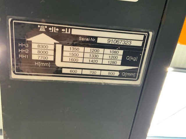 Jungheinrich etv216 reach truck - afbeelding 7 van  33