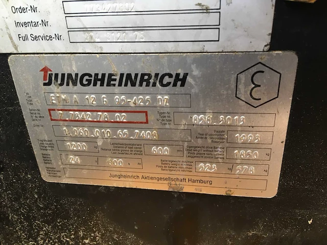 Jungheinrich reach heftruck - afbeelding 3 van  11