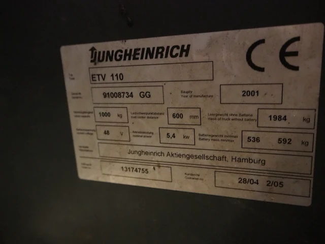 Jungheinrich - afbeelding 9 van  19