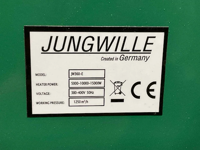 Jungwille jw360-e heater - afbeelding 7 van  7