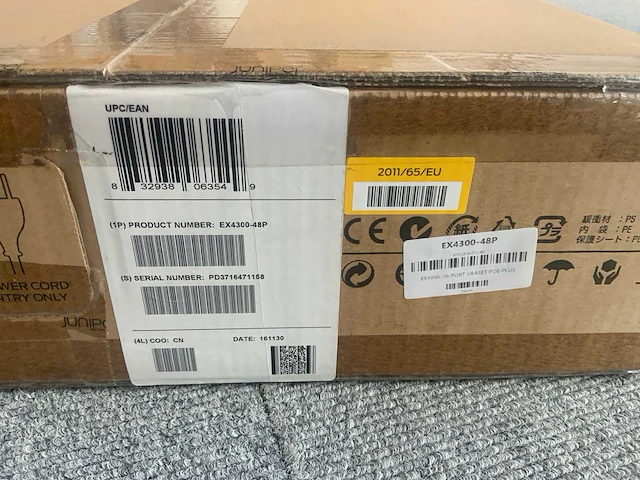 Juniper ex4300-48p netwerk switch (8x) - afbeelding 3 van  5