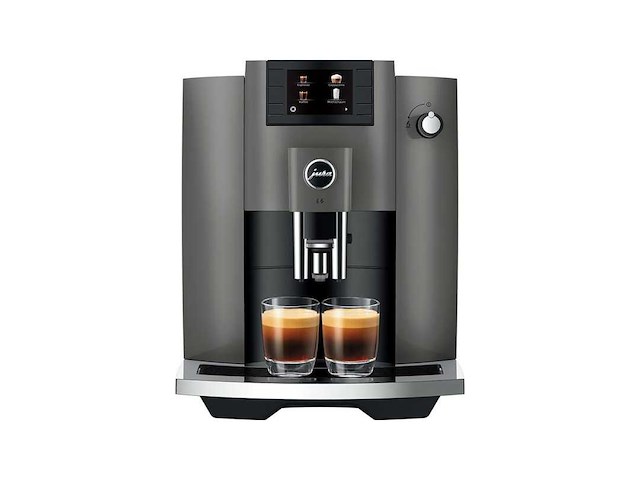 Jura - e6 dark inox (ec) - volautomatische espressomachine - afbeelding 1 van  2