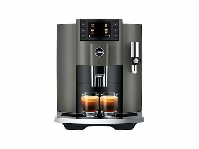 Jura - e8 dark inox (ec) - volautomatische espressomachine - afbeelding 1 van  2