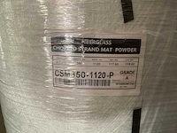 Jushi group csm350 polyester poedergebonden glasvezelmat op rol (4x) - afbeelding 3 van  4