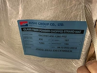 Jushi group e6crmc450 polyester poedergebonden glasvezelmat op rol (4x) - afbeelding 5 van  5