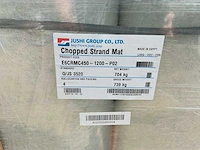 Jushi group e6crmc450 polyester poedergebonden glasvezelmat op rol (4x) - afbeelding 3 van  5