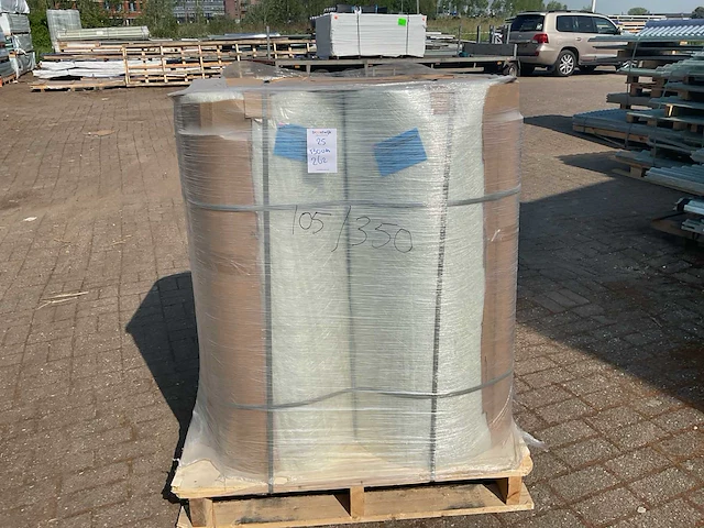 Jushi group e6crmc450 polyester poedergebonden glasvezelmat op rol (4x) - afbeelding 2 van  4