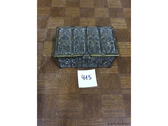 Juwelendoos brons gotisch - afbeelding 1 van  3