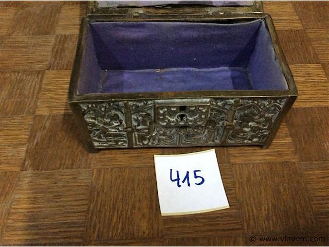 Juwelendoos brons gotisch - afbeelding 3 van  3