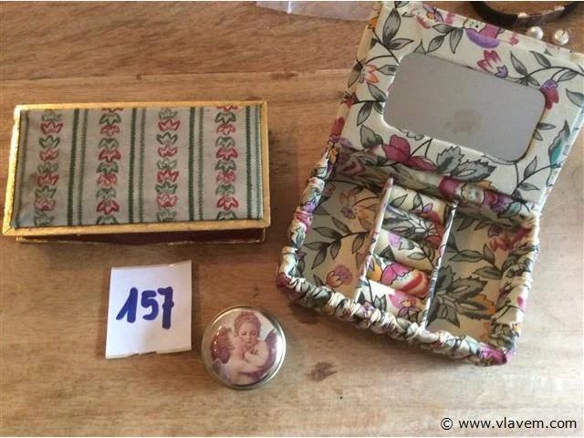 Juwelendoosjes 2stuks + pillendoosje - afbeelding 1 van  2
