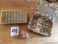 Juwelendoosjes 2stuks + pillendoosje - afbeelding 1 van  2