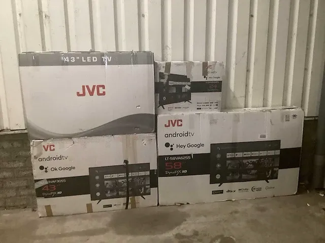 Jvc - televisie (4x) - afbeelding 1 van  8