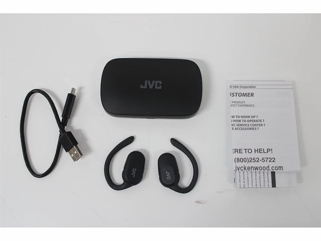 Jvc hanp40tbu draadloze oordopjes bluetooth nearphone zwart - afbeelding 2 van  2